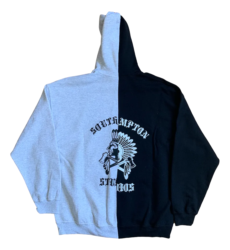 "Grayscale" Split Hoodie