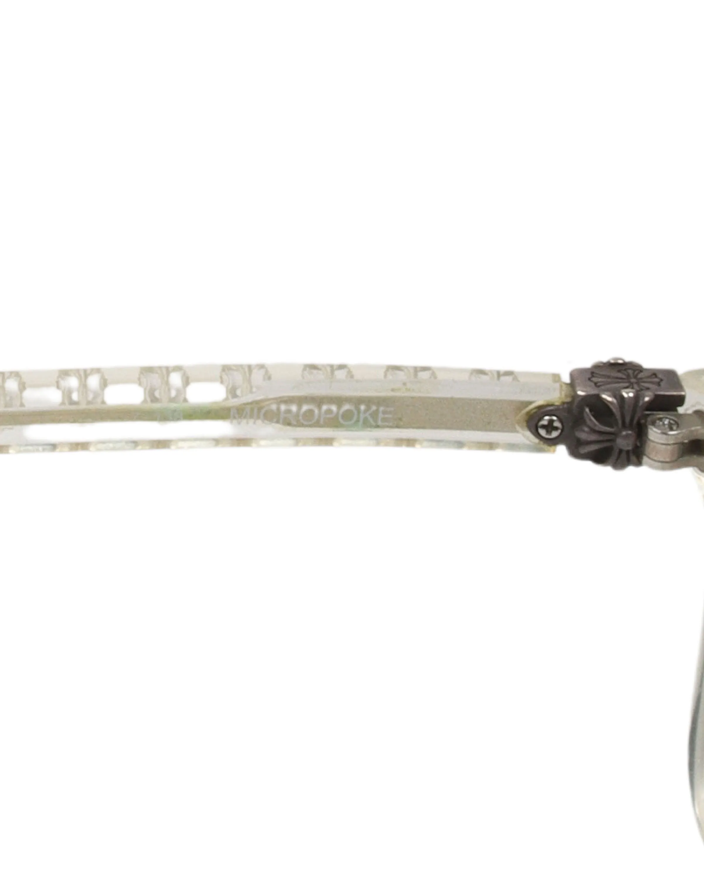 "MICROPOKE" Clear Lens Sunglasses