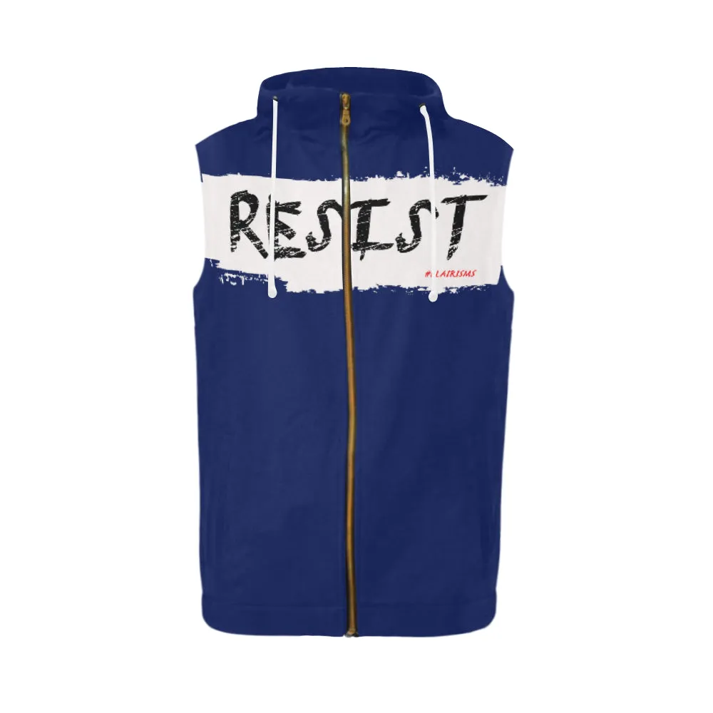 RESIST FIST SLEEVELESS ZIPPER HOODIES (Various Colors)