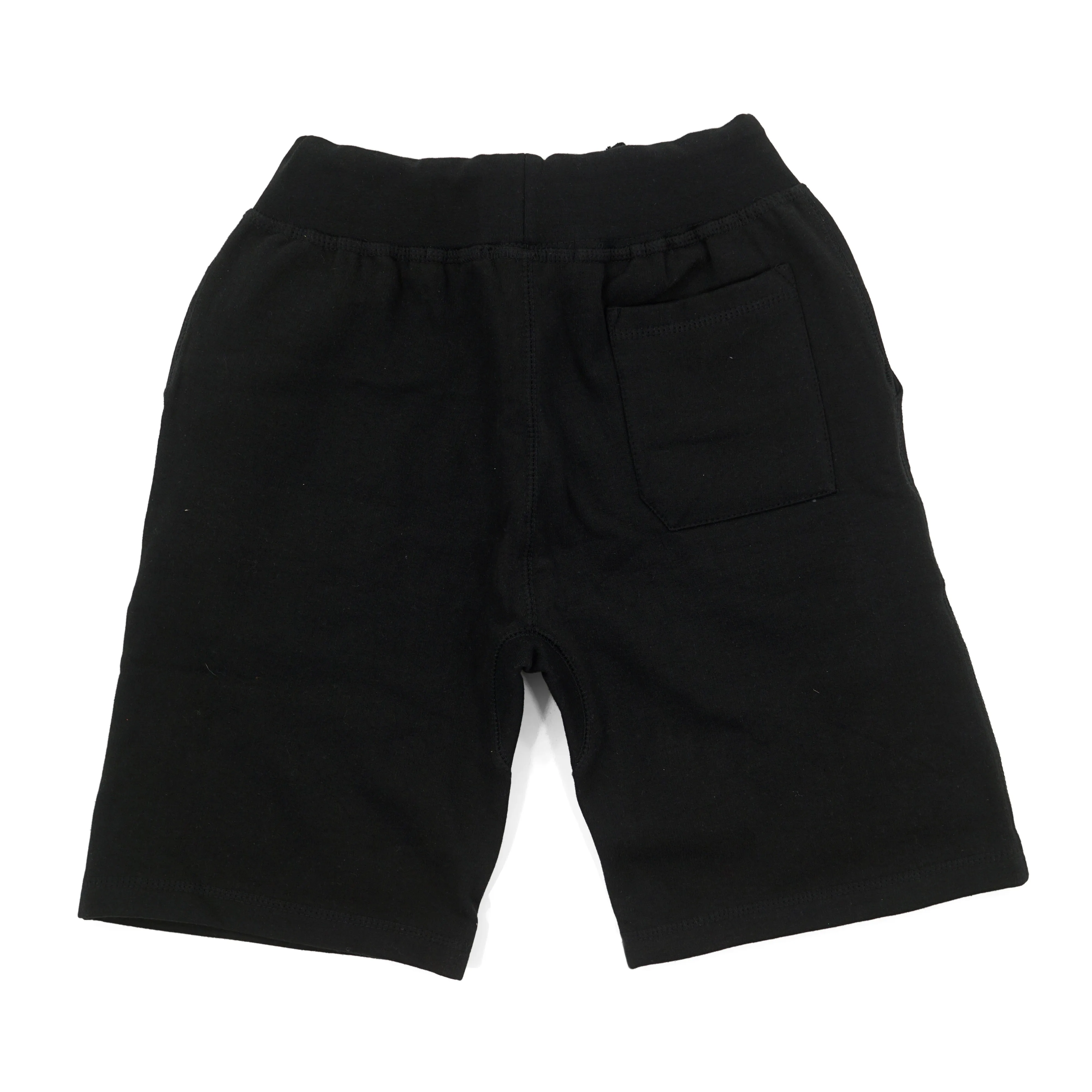 'RICH' Patch Shorts (Black)
