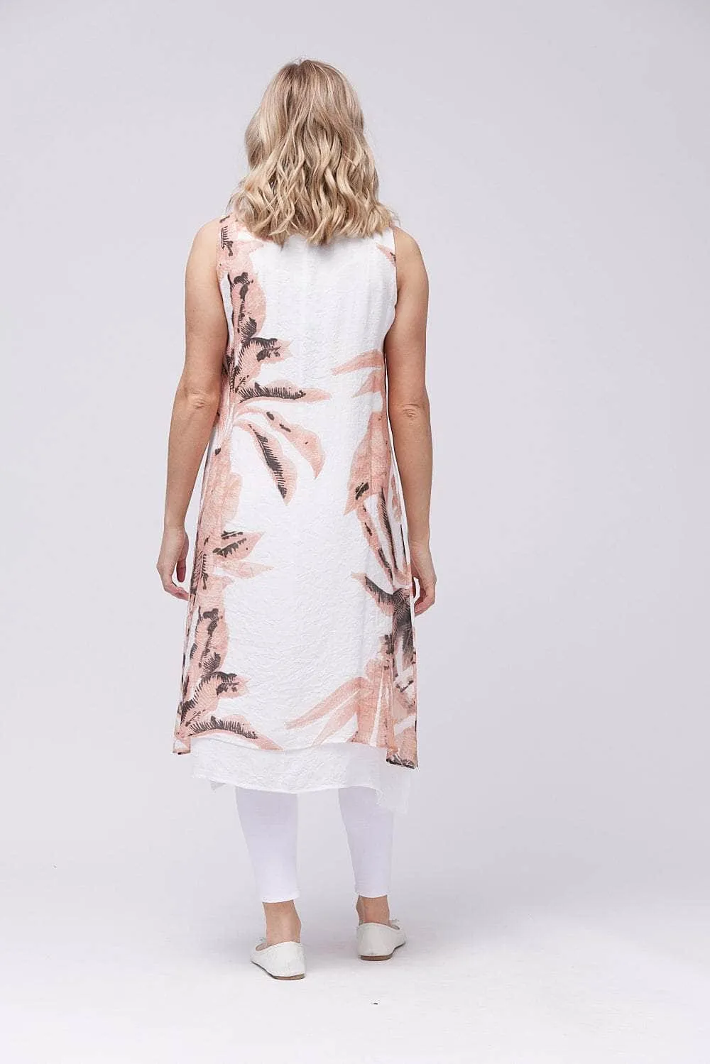 Saloos Layered Midi-Dress with Duster Jacket