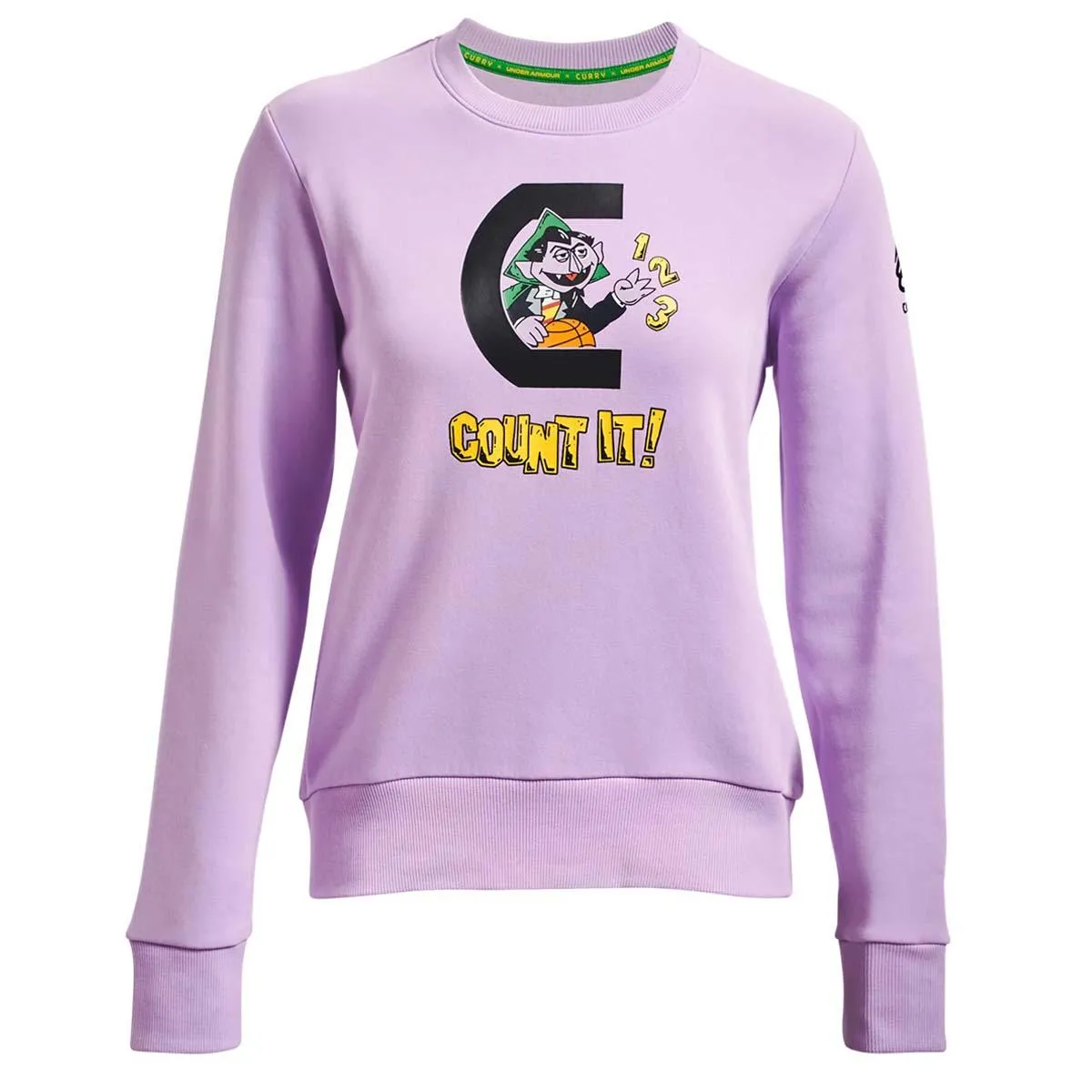   Sesame Street Wmns Fleece Long Sleeve Shirt 'Count'