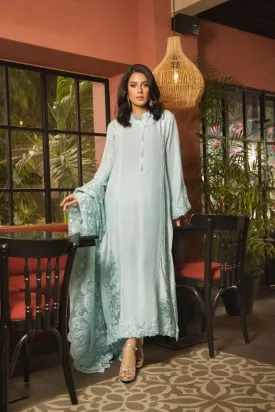 Shehrnaz - SHK-1144 - 3 Piece - Mint - Embroidered