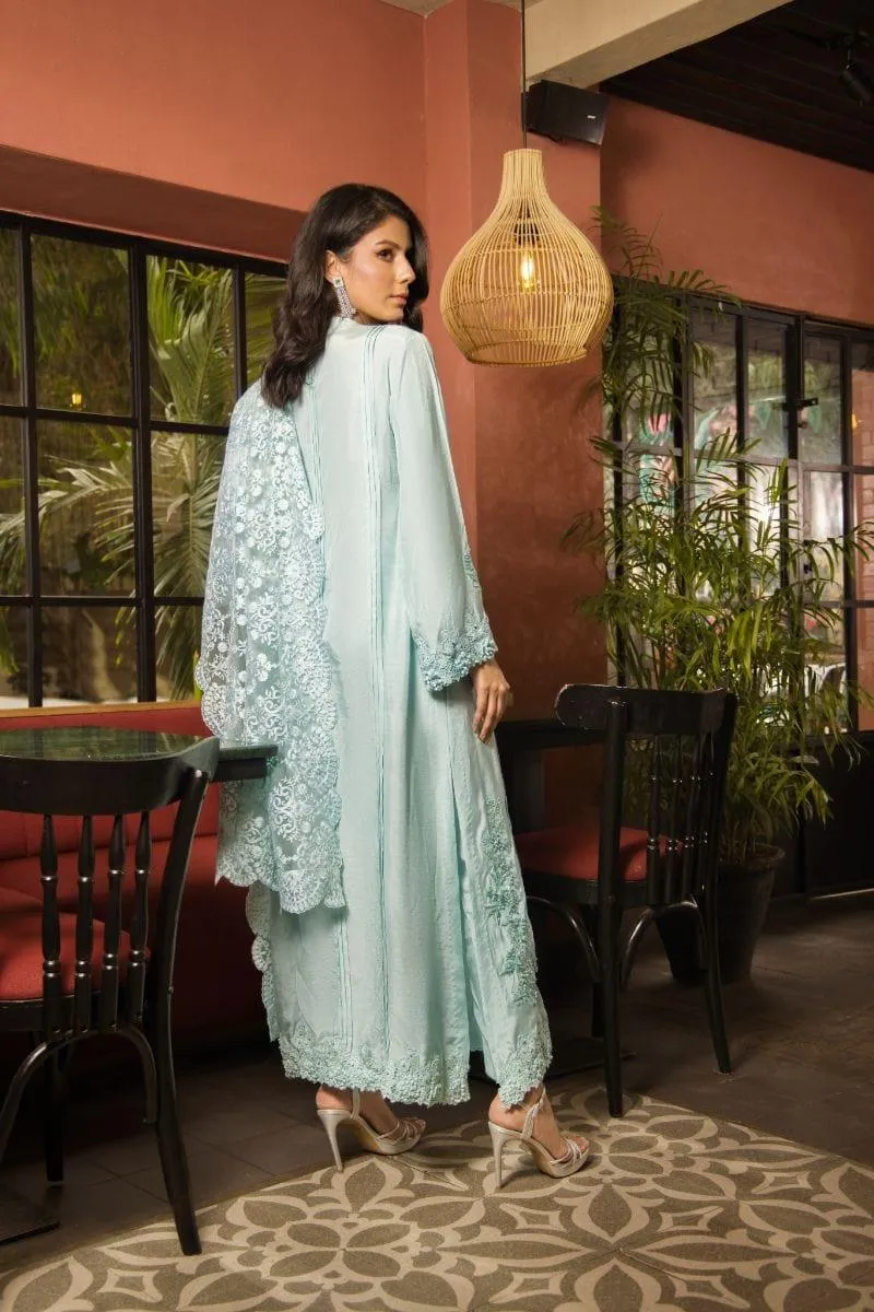 Shehrnaz - SHK-1144 - 3 Piece - Mint - Embroidered