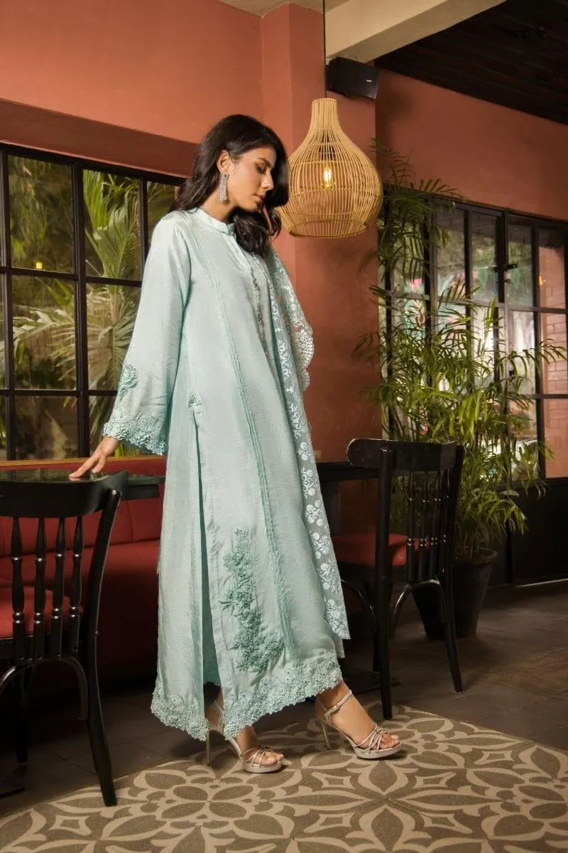 Shehrnaz - SHK-1144 - 3 Piece - Mint - Embroidered