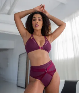 Sofia Shorts - Matte Wine