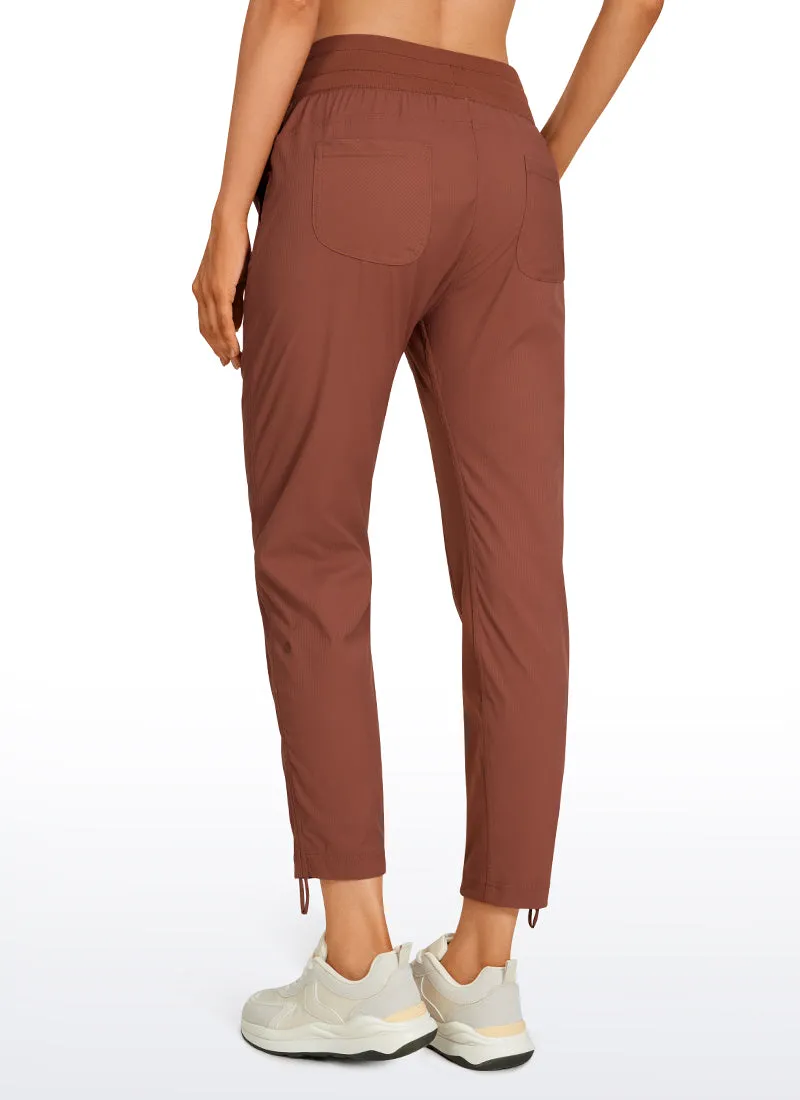 Striped Pants with Pockets 27''- Cinched Leg