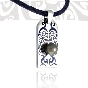 Tahitian pearl necklace - Tribal Identity - NDOMPE01275