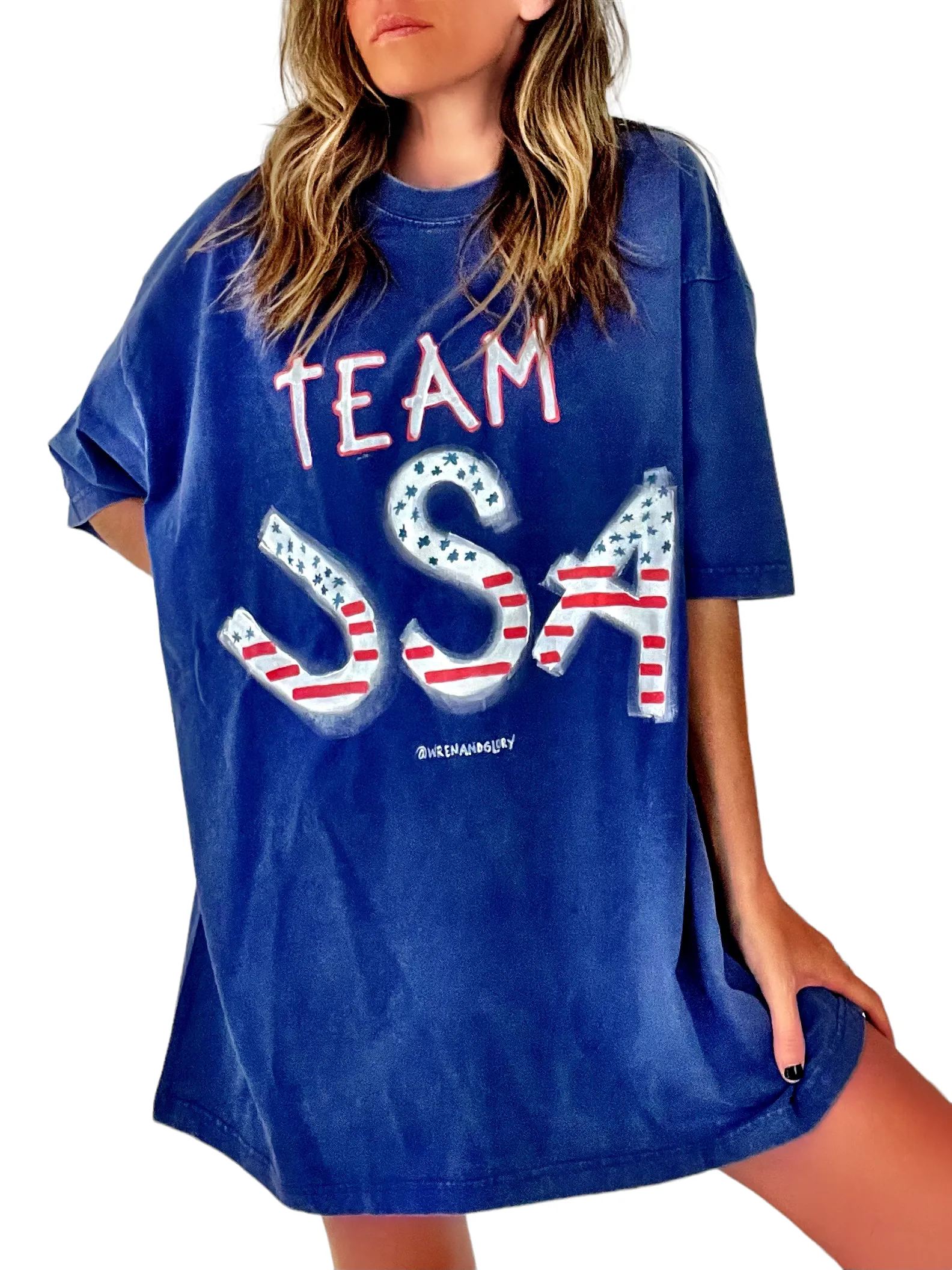 'Team USA' Oversized  Shirt