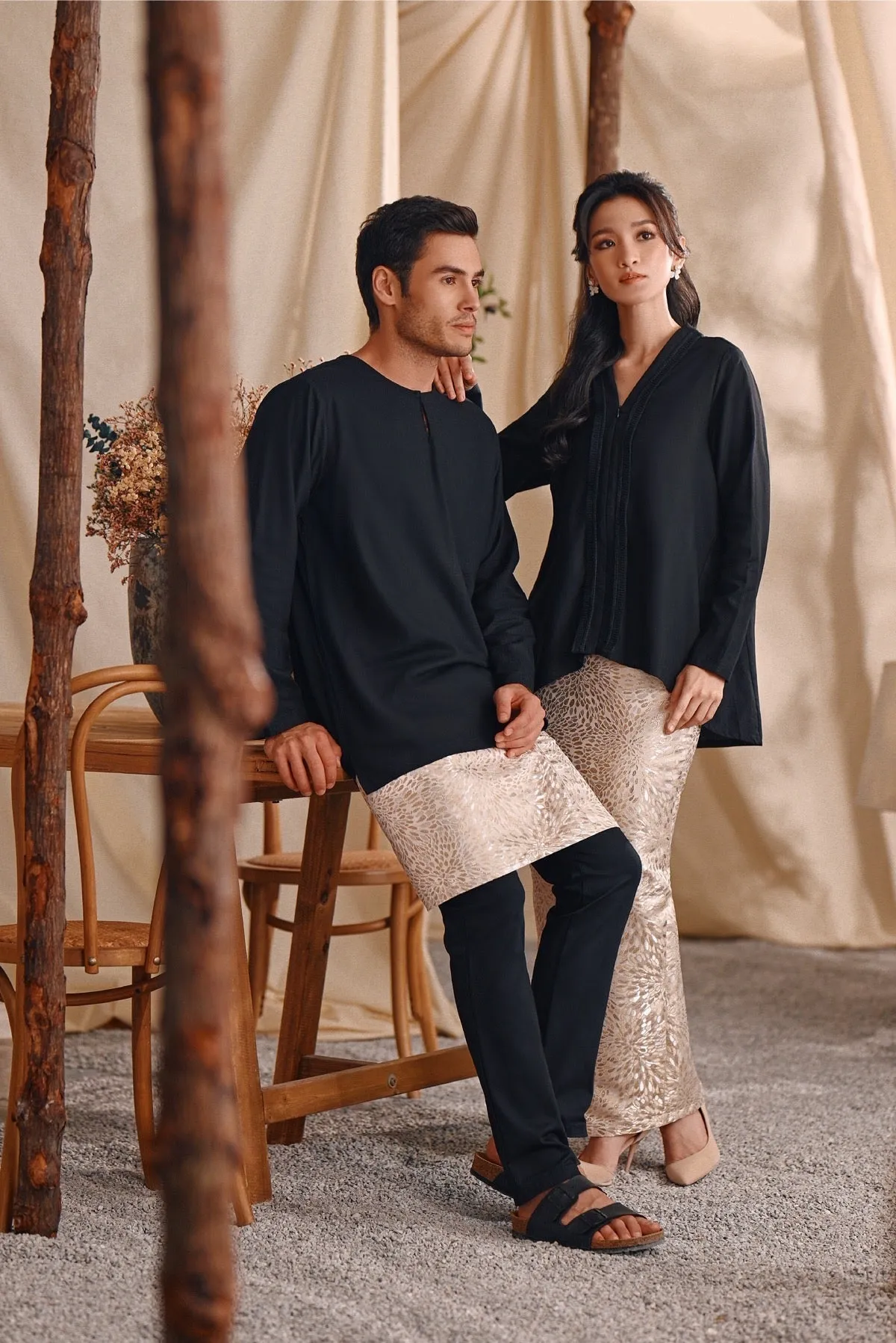 The Bayu Women Jacquard Skirt - Spring Sand