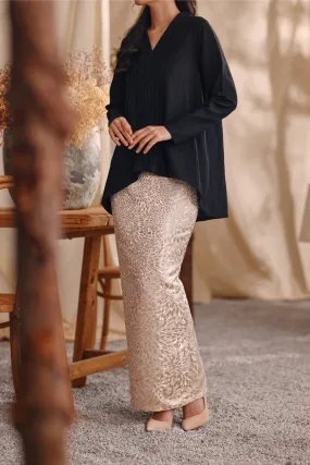 The Bayu Women Jacquard Skirt - Spring Sand