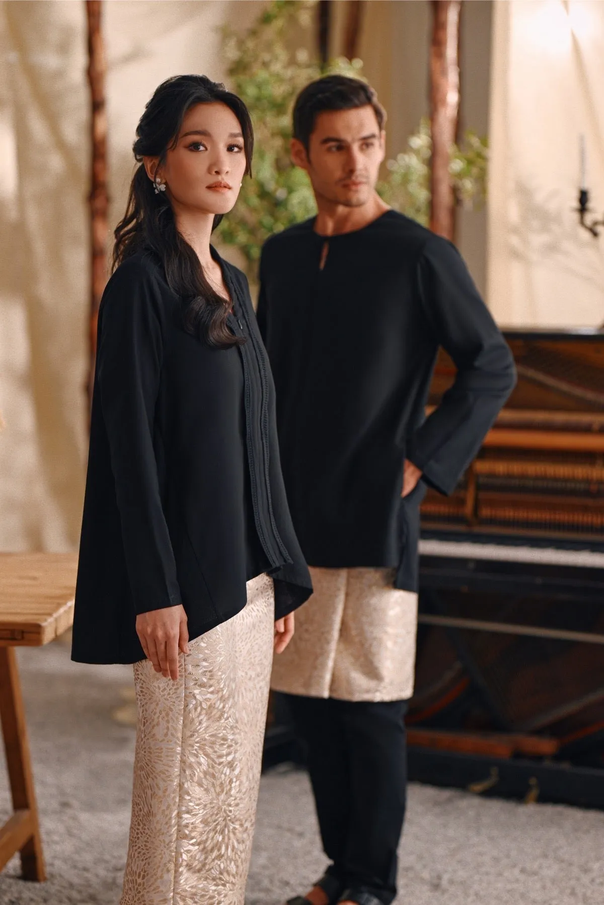 The Bayu Women Jacquard Skirt - Spring Sand