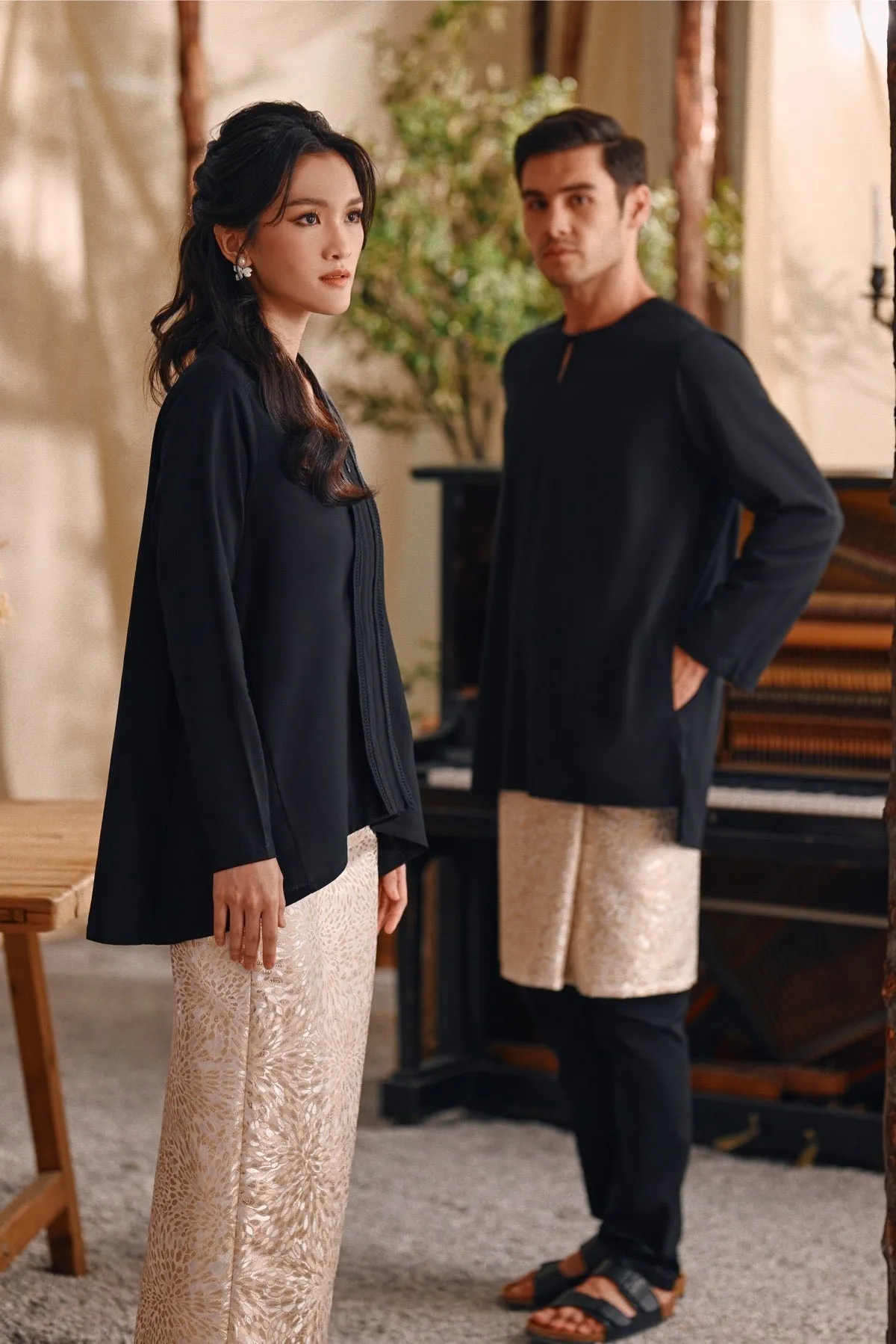 The Bayu Women Jacquard Skirt - Spring Sand