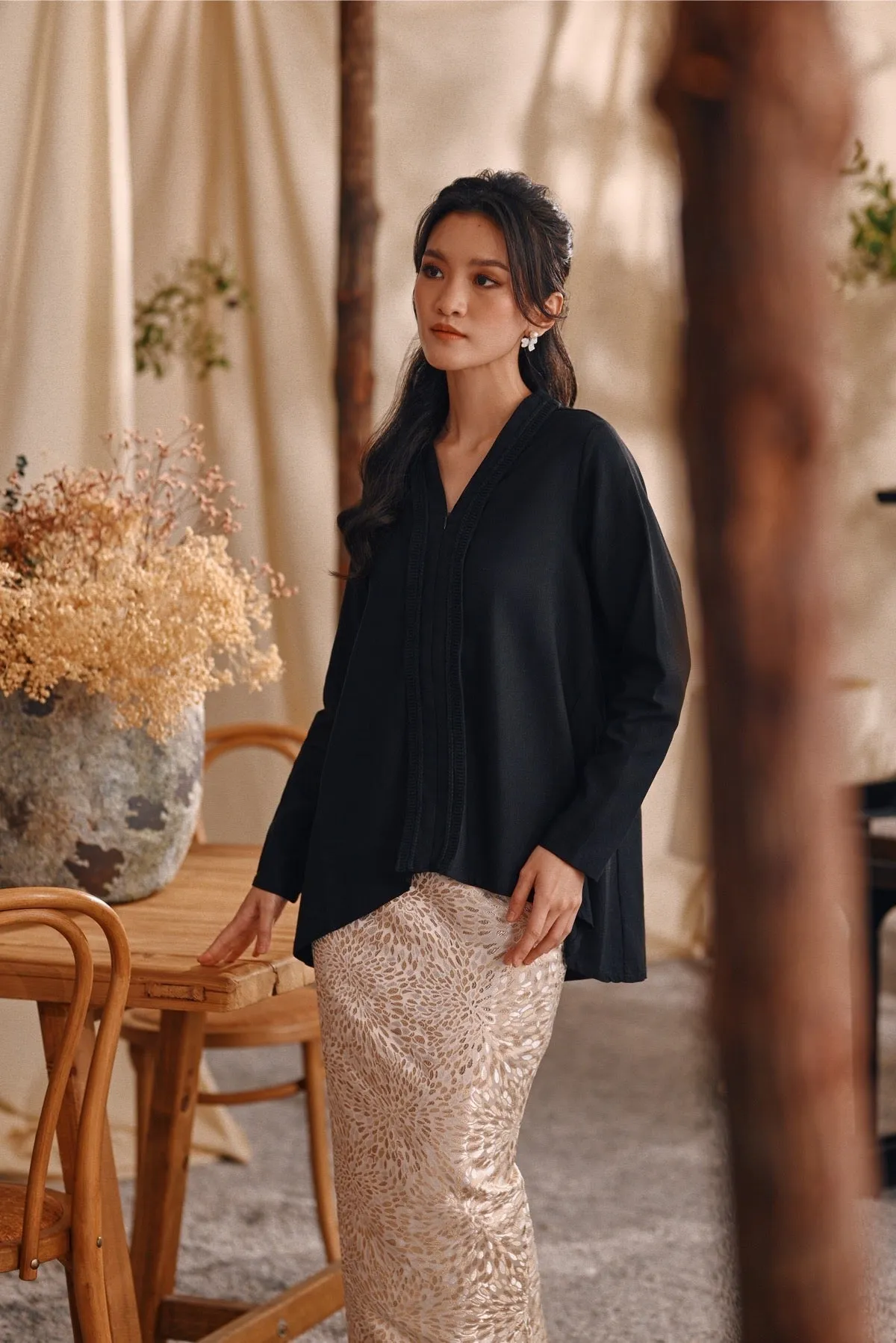 The Bayu Women Jacquard Skirt - Spring Sand