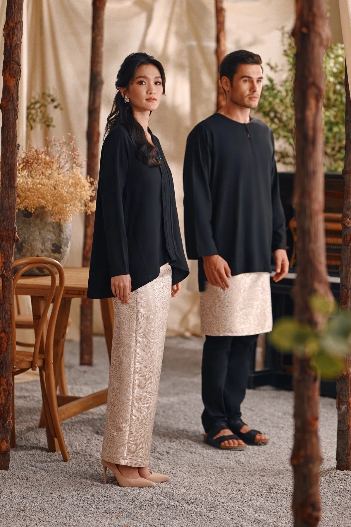 The Bayu Women Jacquard Skirt - Spring Sand