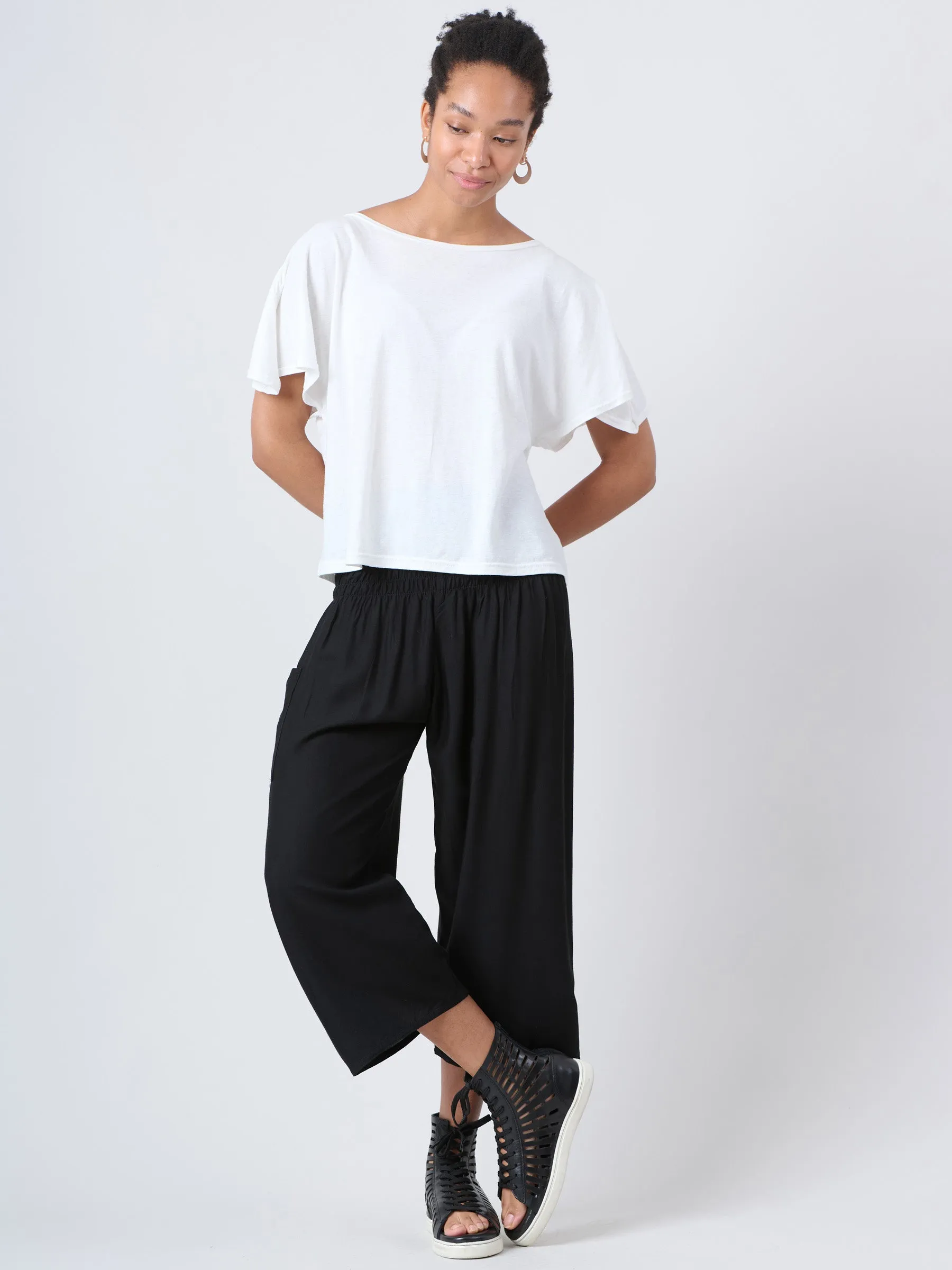 The Cropped  - Plain Colour - Superior Rayon Fabric