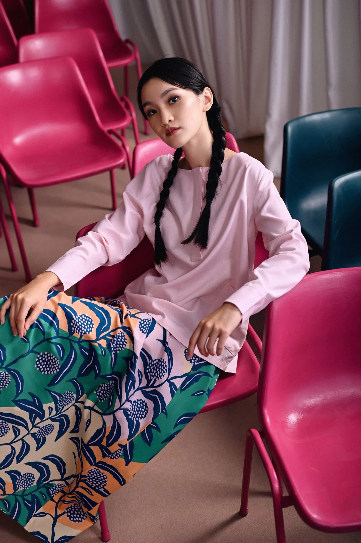The Dulu Kita Women Flare Skirt - Dandelions