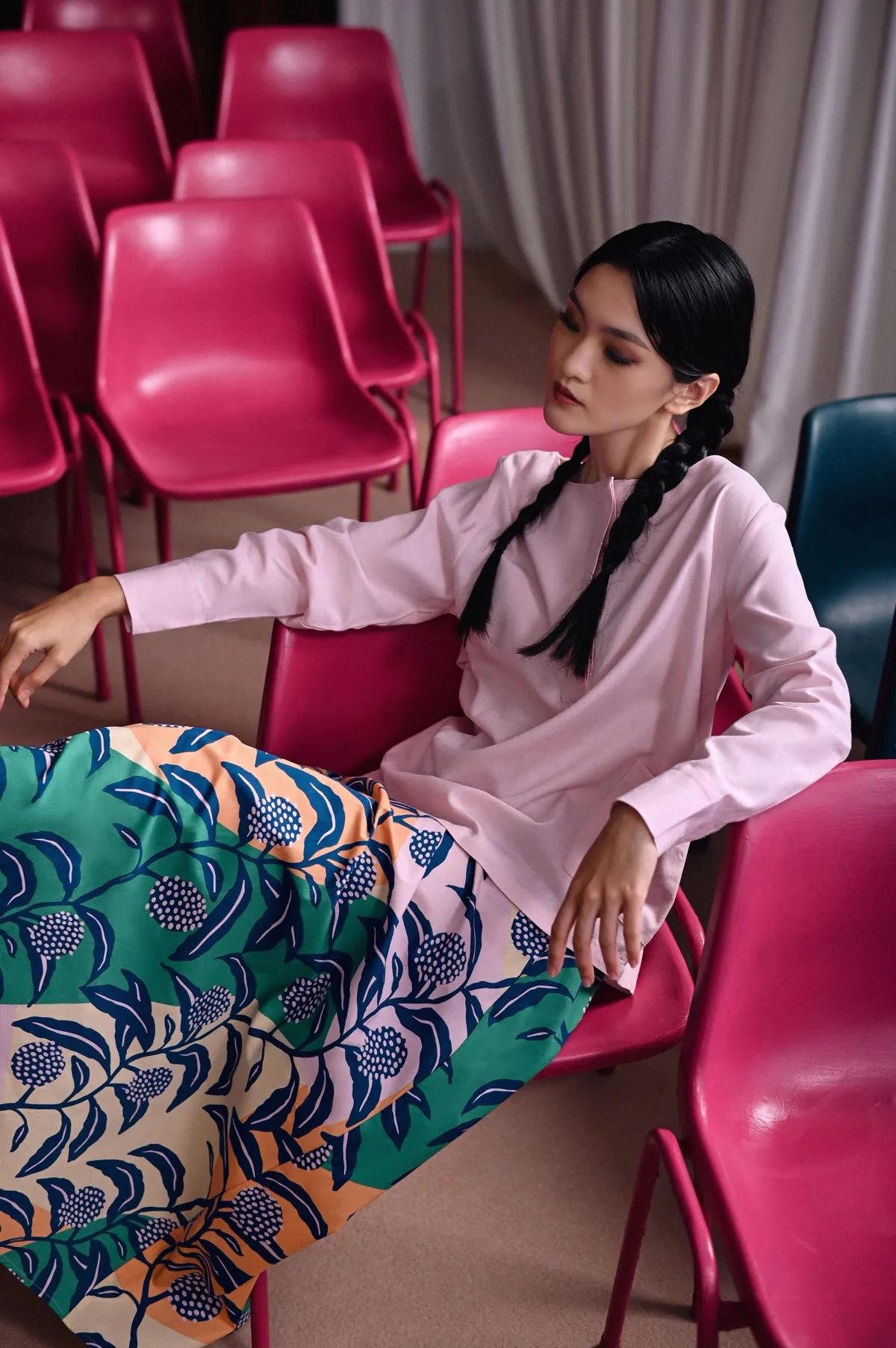 The Dulu Kita Women Flare Skirt - Dandelions