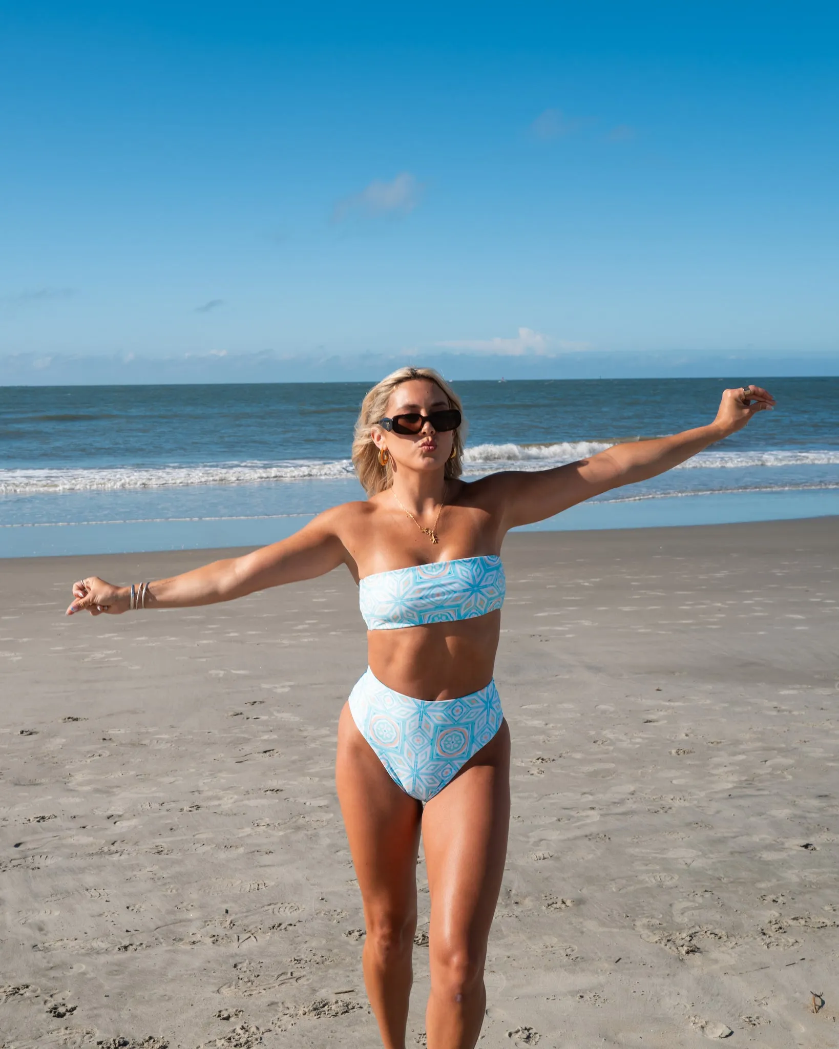 The Ischia - Bandeau Bikini Top