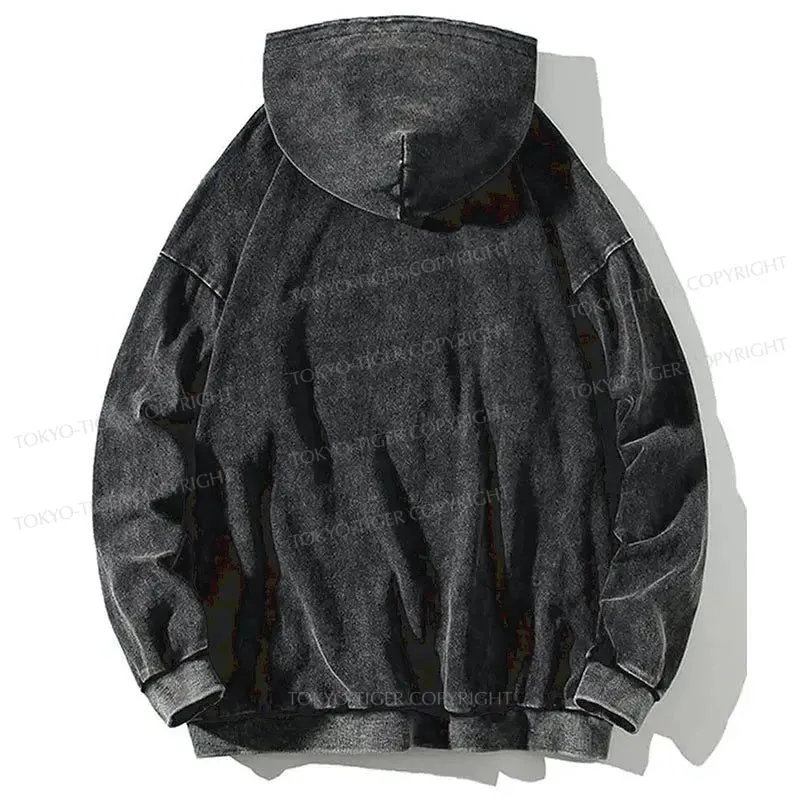 Tokyo-Tiger Big City Stompers Washed Hoodie