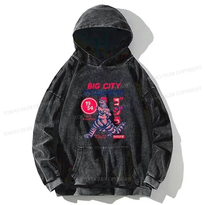 Tokyo-Tiger Big City Stompers Washed Hoodie