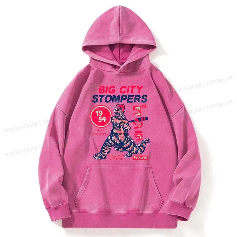 Tokyo-Tiger Big City Stompers Washed Hoodie