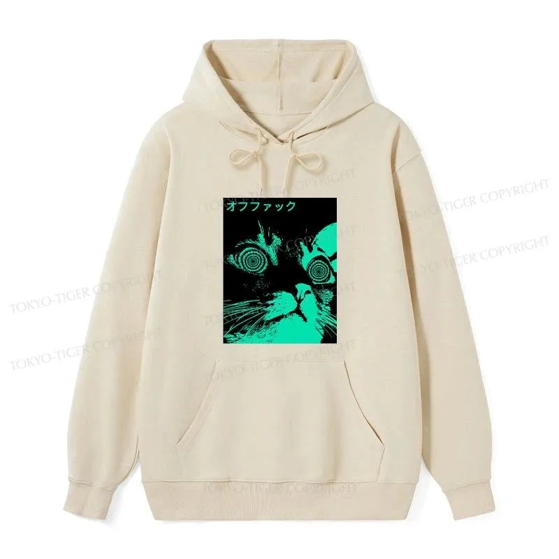 Tokyo-Tiger Cool Cat Japanese Classic Hoodie