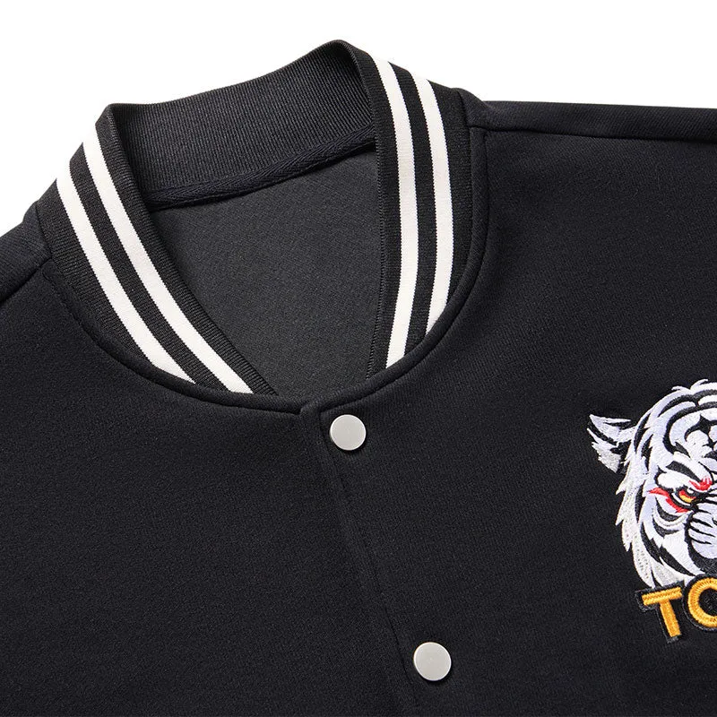 Tokyo-Tiger Drum And Bass Japan Embroidery Varsity Jacket