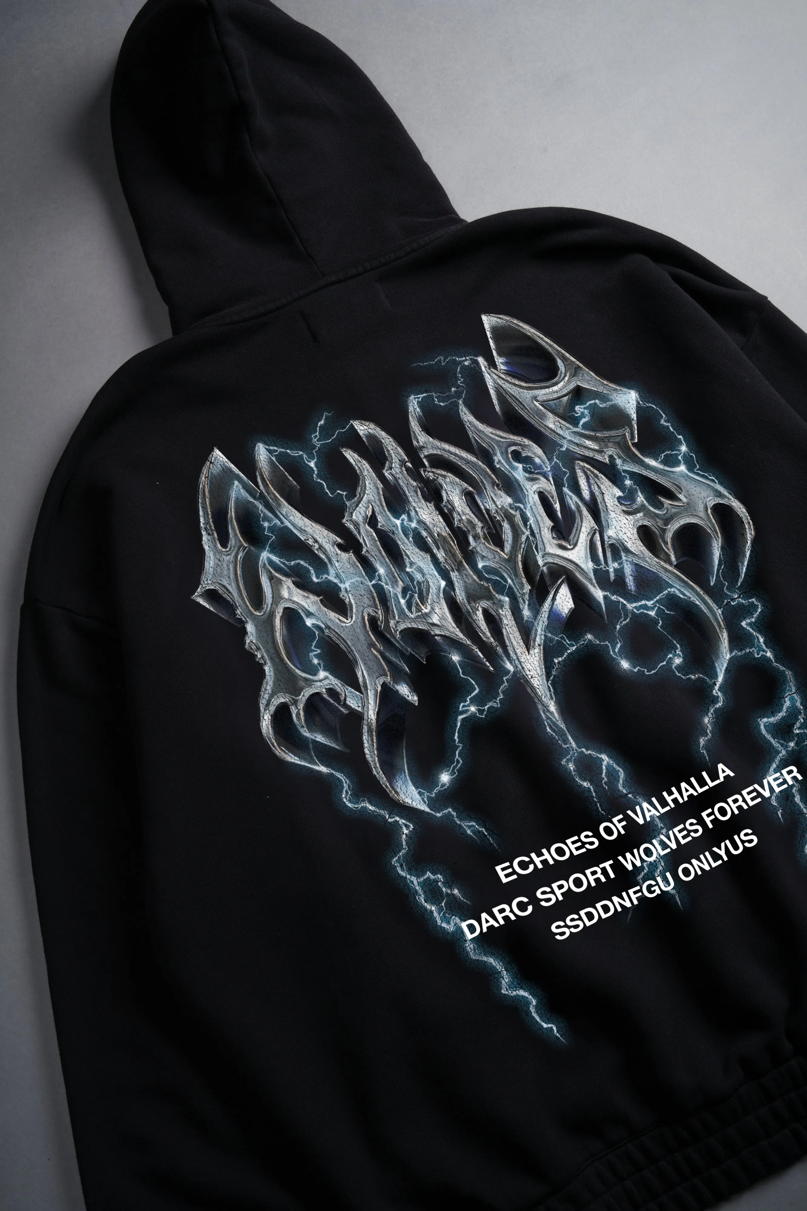 Unbreakable "Chambers" Zip Hoodie in Black