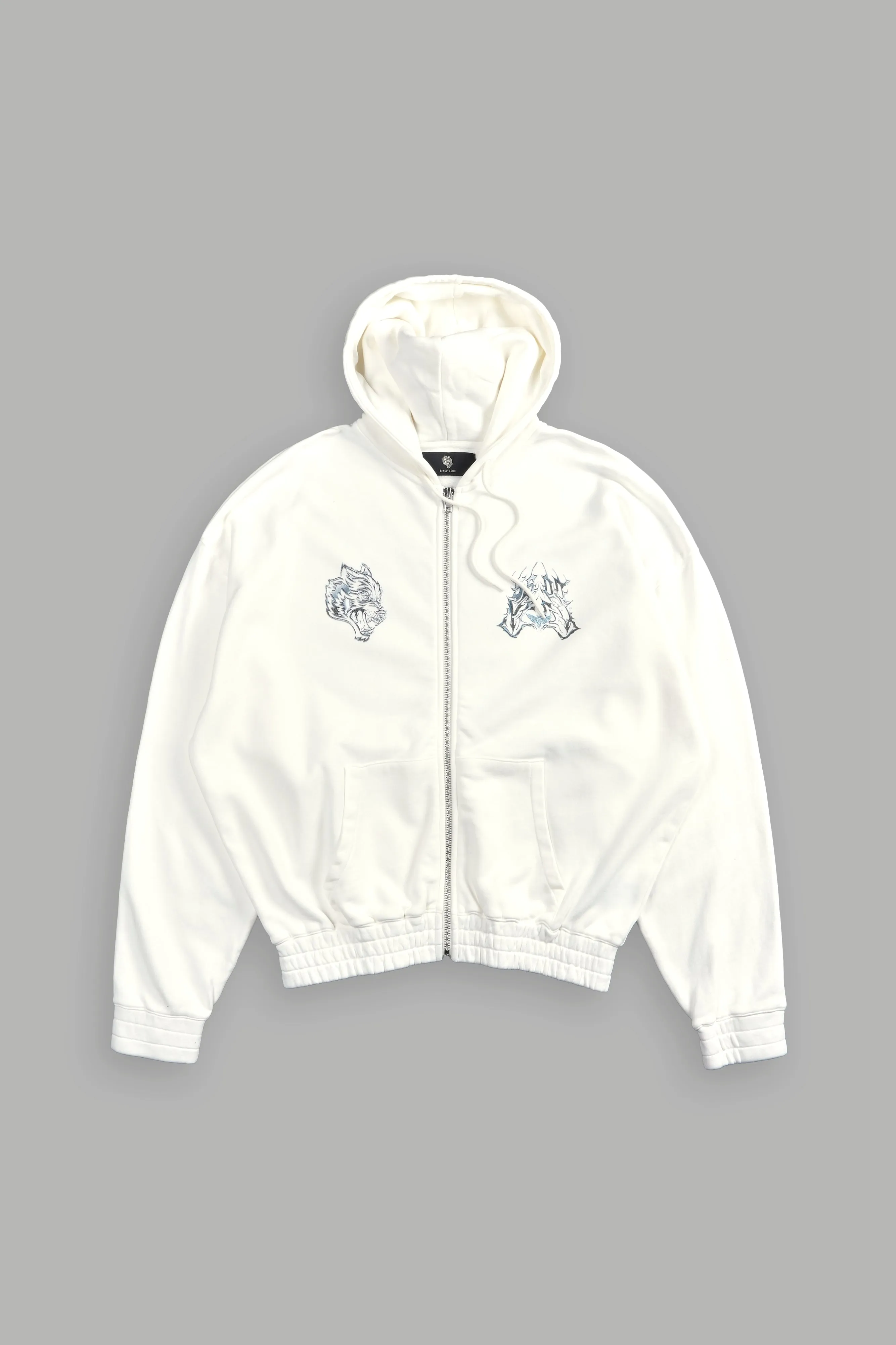 Unbreakable "Chambers" Zip Hoodie in Cream