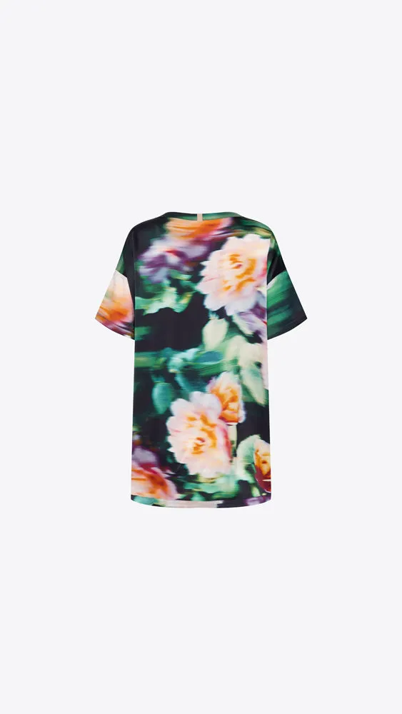 Washable Silk Tee Set - Aurora Garden