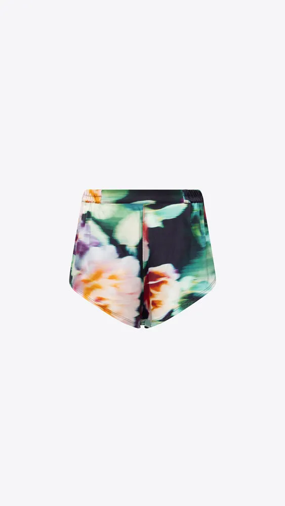 Washable Silk Tee Set - Aurora Garden