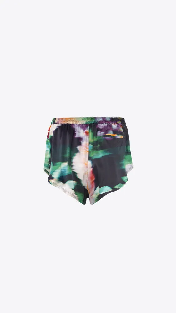 Washable Silk Tee Set - Aurora Garden