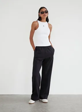 Everyday White Branded Racerback Vest Top - Size 4