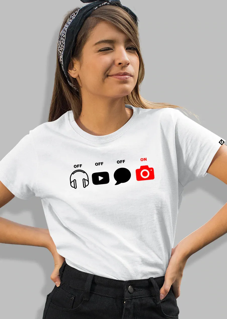 Women Graphic Half Sleeve T-Shirt Combo - Pack of 4