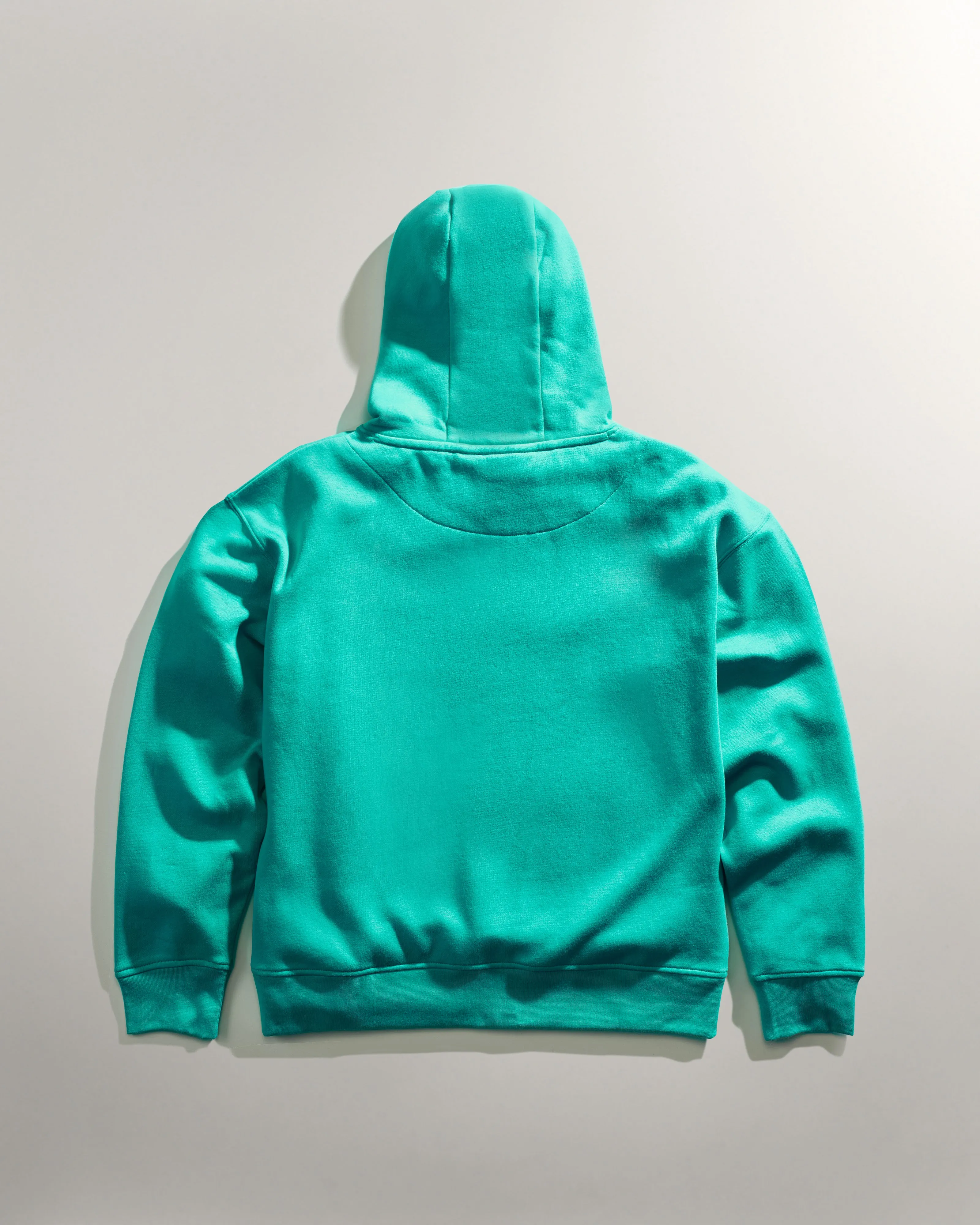 Women Oversized Logo Hoody Real Teal