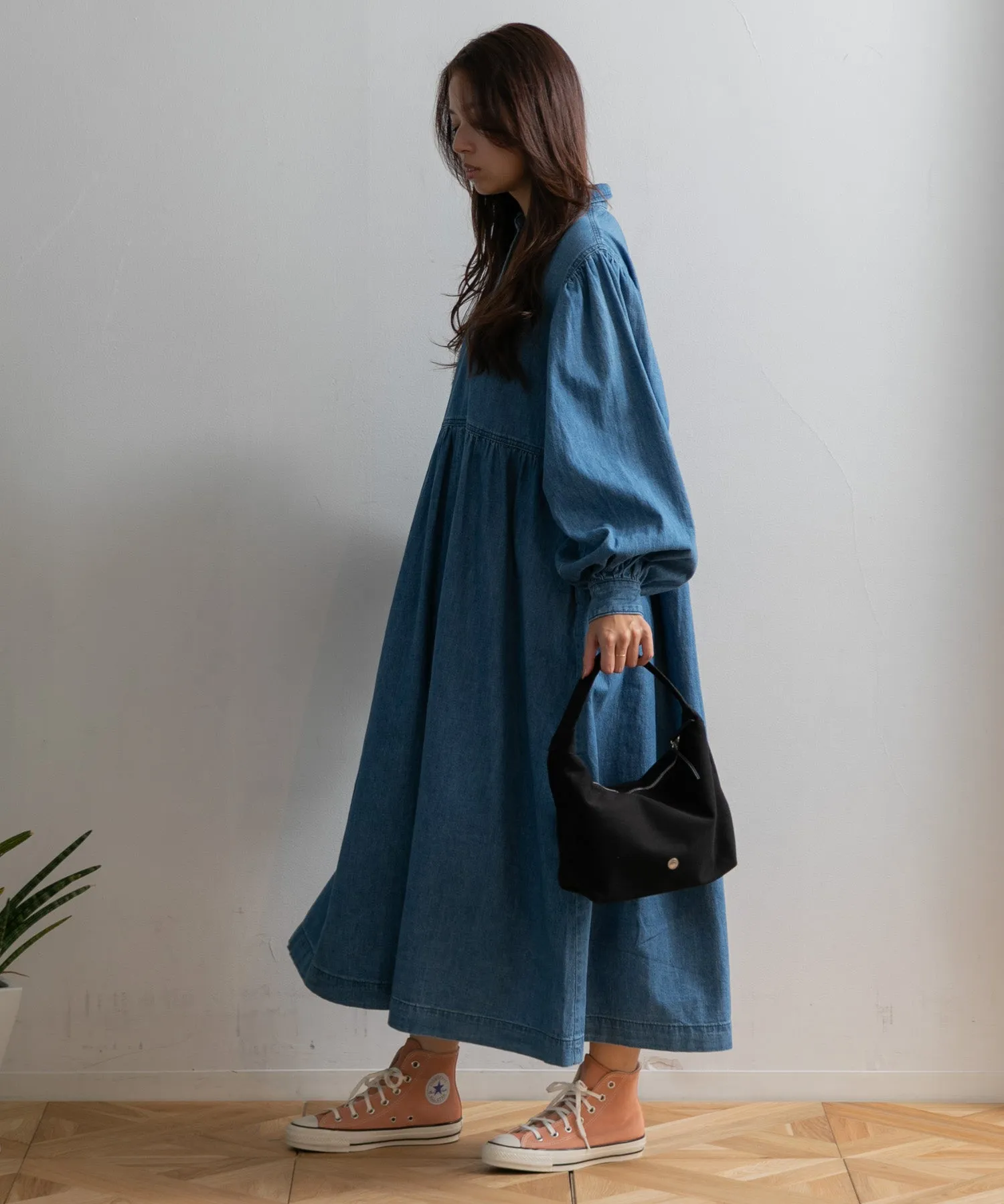 【WOMEN】Healthy denim Marshmallow ワンピース