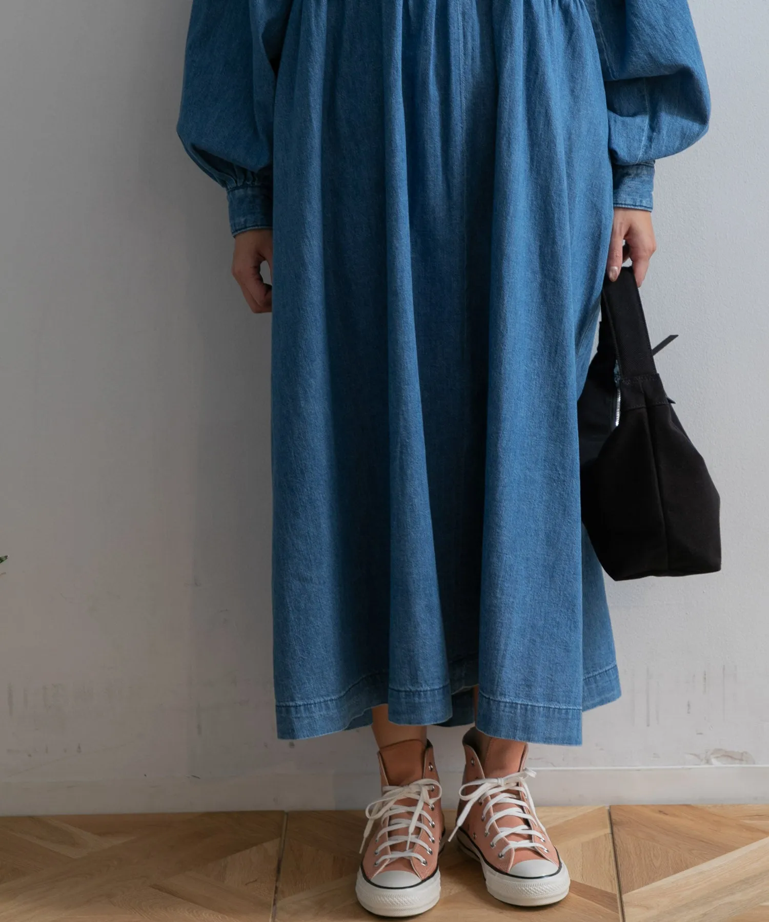 【WOMEN】Healthy denim Marshmallow ワンピース