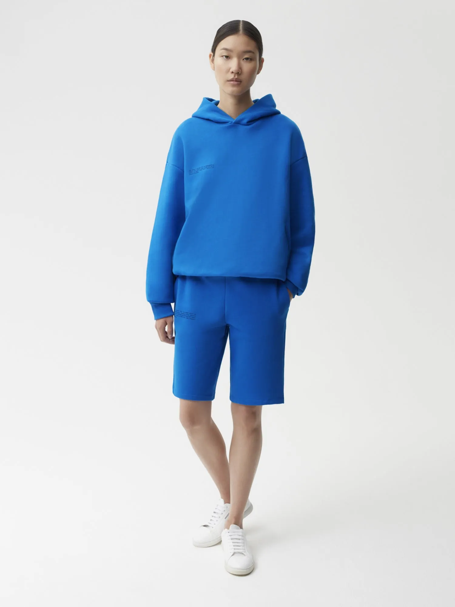 Womens 365 Heavyweight Hoodie—cobalt blue