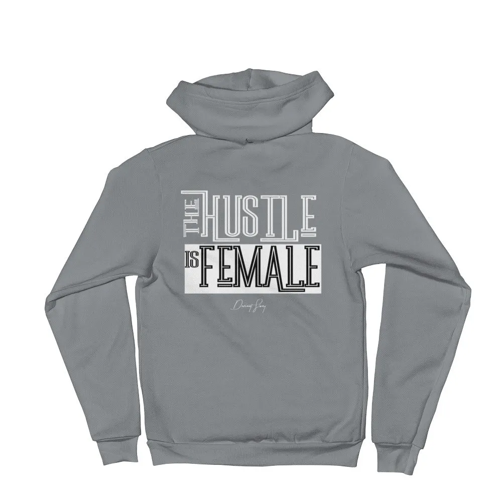 Women's Girl CEO - The Hustle is Female Full-Zip Hoodie