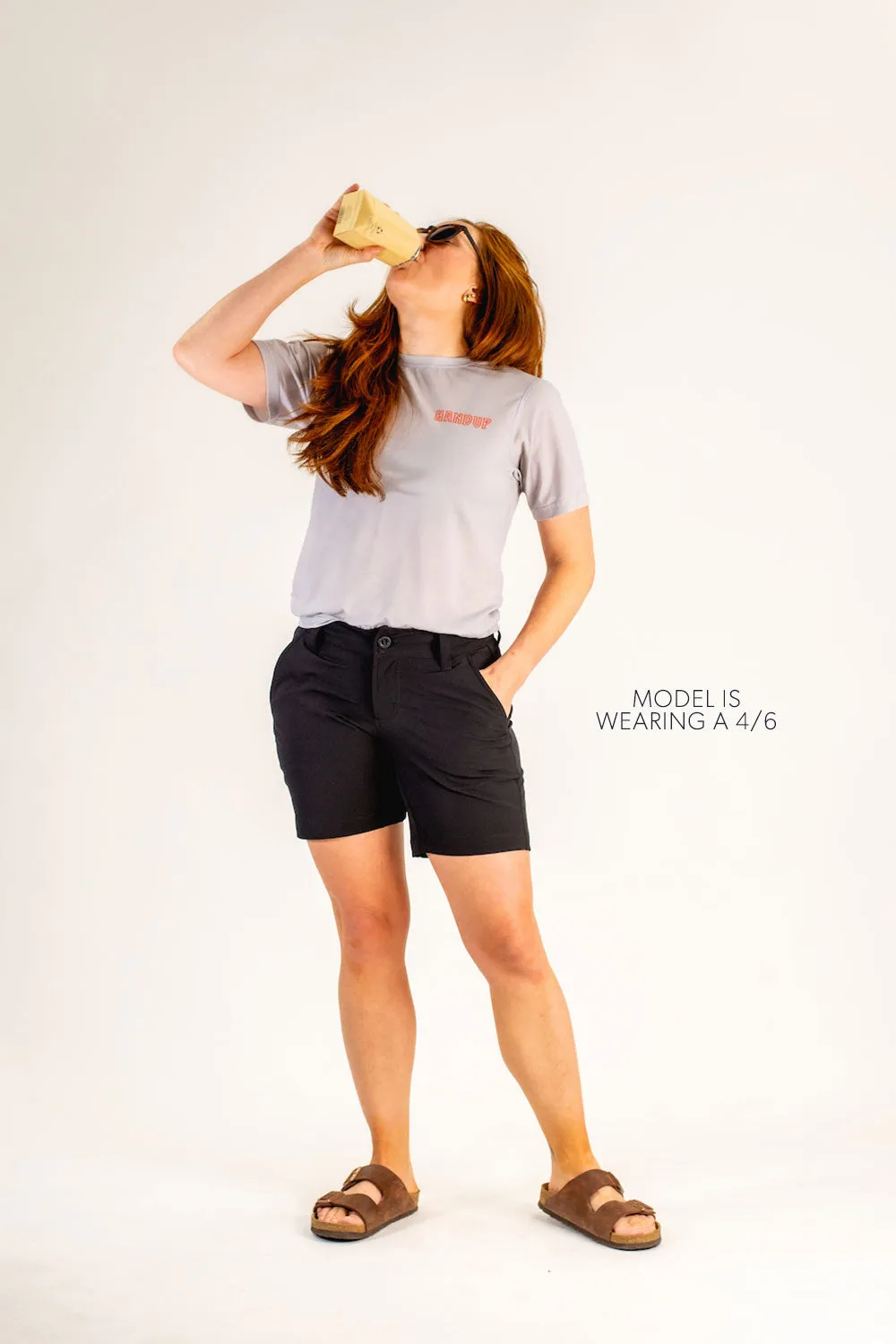 Women's Hot Lap Short  – Obsidian