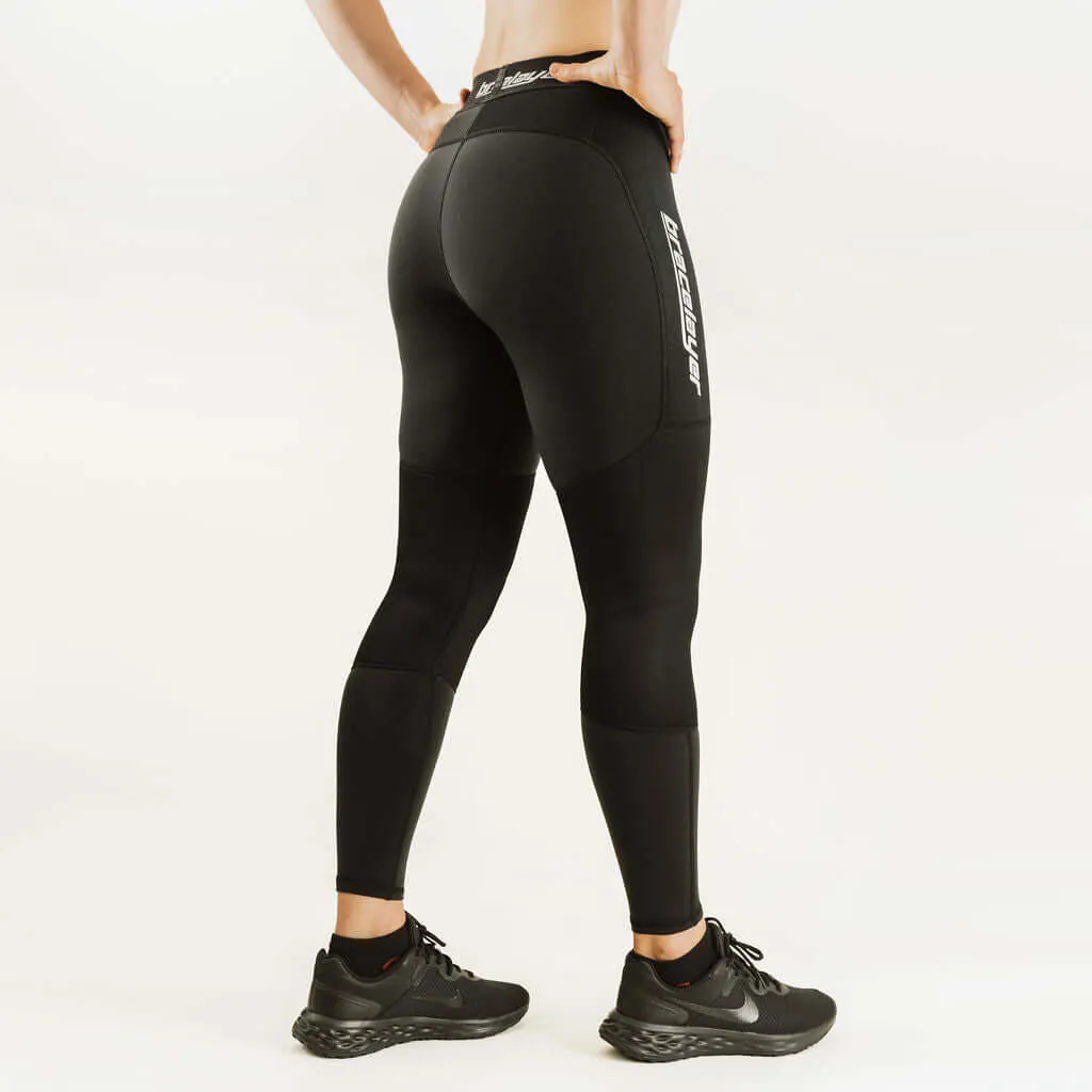 Womens KX1 Knee Support Compression Pants - Premium Performance Athletic Gear for Enhanced Comfort and Stability