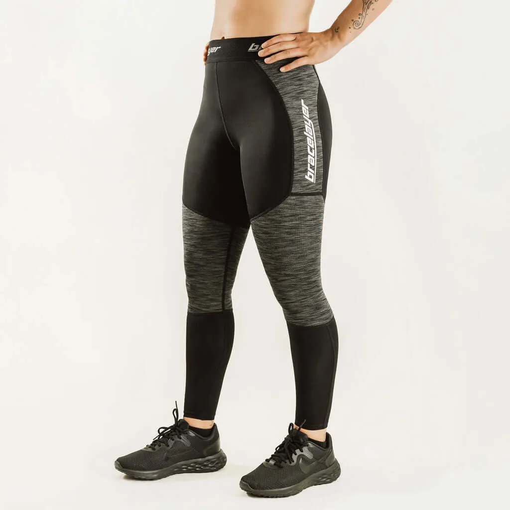 Womens KX1 Knee Support Compression Pants - Premium Performance Athletic Gear for Enhanced Comfort and Stability