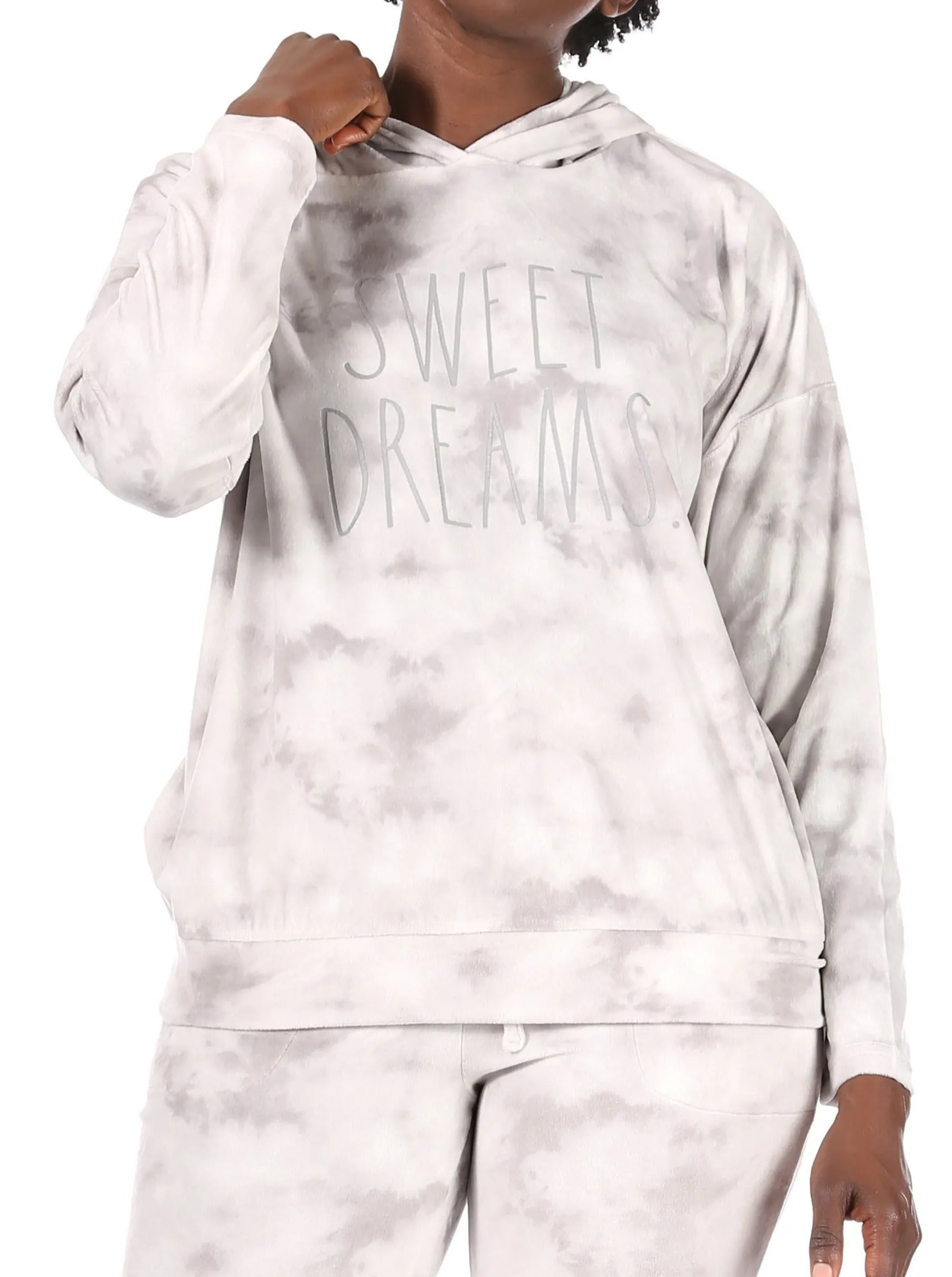 Women's "SWEET DREAMS" Hoodie and Drawstring Jogger Lounge Set