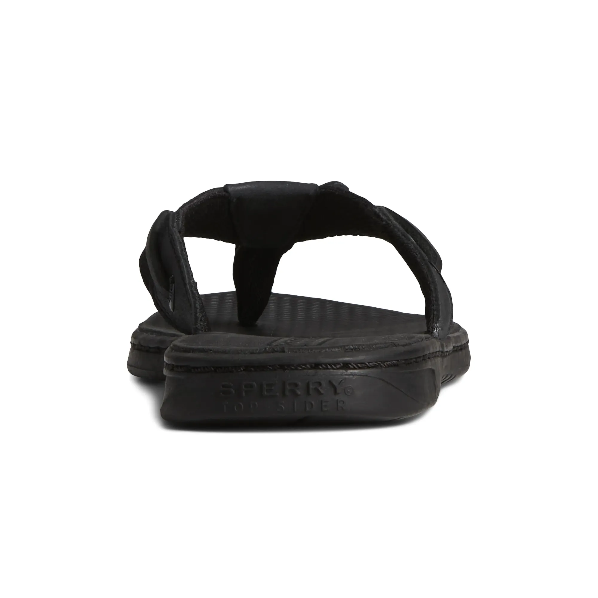 Women's Seafish Iridescent Sparkle Flip Flop - Black (STS88589)