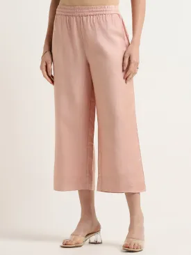 Zuba Peach Straight-Leg Pants
